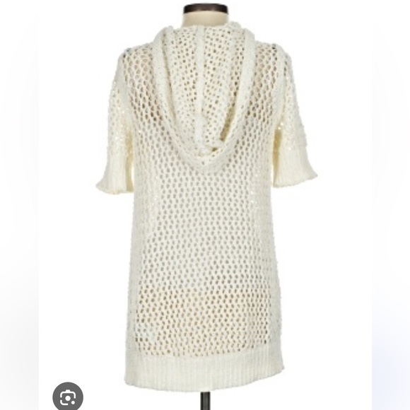 Nicole Miller Artelier Open Hooded Cardigan - Picture 3 of 3